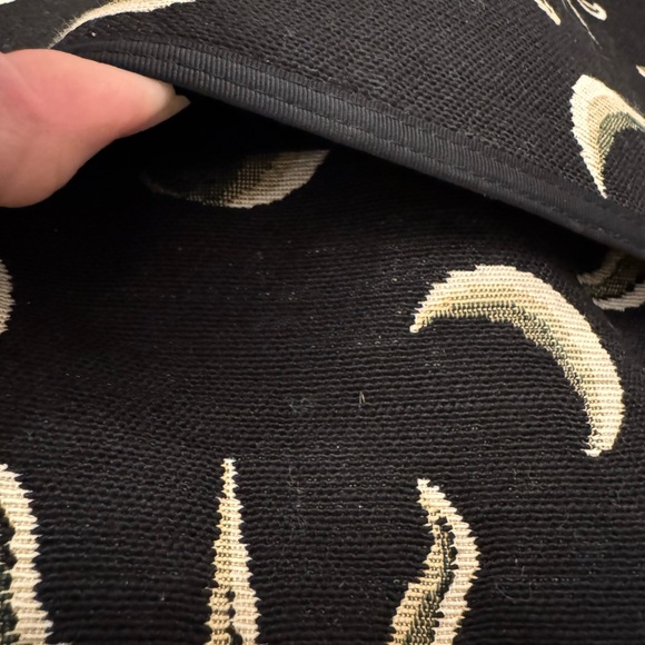 Danny K Beverly Hills Sun & Moon Black Zippered Tote Bag w/ glasses case - Picture 5 of 13